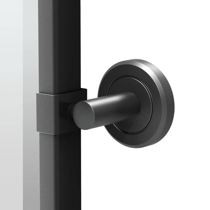 Gatco Fine Bathware Latitude II 25" Framed Rectangle Mirror, Matte Black 4 Gatco Fine Bathware Latitude II 25" Framed Rectangle Mirror, Matte Black - Image 2