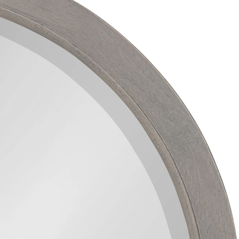 Uniek Hogan Round Framed Wall Mirror, Gray 18 Diameter 5 Uniek Hogan Round Framed Wall Mirror, Gray 18 Diameter - Image 3