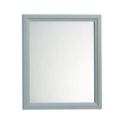 Ronbow Corp. Ronbow Transitional Solid Wood Framed Bathroom Mirror, American Walnut, 30"x35" -Laural Home Shop 9f81720a094af8ac 0208 w800 h800 b1 p0