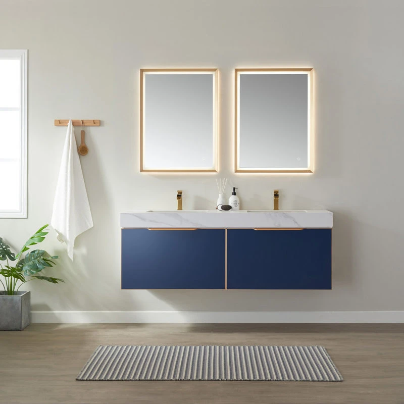 Vinnova 24'' Rectangle LED Lighted Accent Bathroom/Vanity Wall Mirror 6 Vinnova 24'' Rectangle LED Lighted Accent Bathroom/Vanity Wall Mirror - Image 4