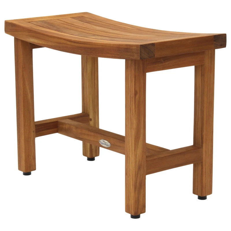 AquaTeak Patented 24" Sumba™ Lotus Teak Shower Bench 11 AquaTeak Patented 24" Sumba™ Lotus Teak Shower Bench - Image 9