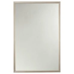 CHLOE Lighting, Inc. Chloe's Reflection Silver Finish Rectangular Framed Wall Mirror