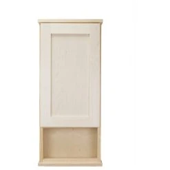 Timber Tree Cabinets 36" Orpheus On The Wall Cabinet With 12" Open Shelf 4.5" Deep