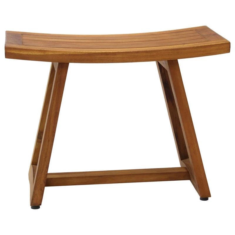 AquaTeak Patented 24" Asia® Buru Teak Shower Bench 11 AquaTeak Patented 24" Asia® Buru Teak Shower Bench - Image 9