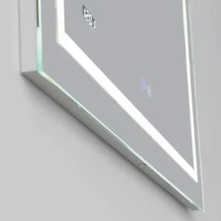 AQUADOM Daytona LED Lighted Bathroom Fog Free Dimmable Mirror 24"x30"x1" -Laural Home Shop a0b1c93c0218f023 2522 w800 h800 b0 p0