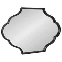 Uniek Rowla Framed Wall Mirror, Black 20x30