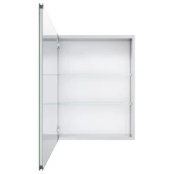 Glass Warehouse Aluminum Medicine Cabinet, 20" X 26" -Laural Home Shop a111528602a929e8 0727 w800 h800 b1 p0