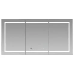AQUADOM Signature Royale LED Medicine Cabinet Defogger 60''x36"x5" -Laural Home Shop a111cba101f1d3db 0153 w800 h800 b1 p0