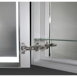 Innoci-usa Recessed LED Medicine Cabinet 16"W X 20"H, Left Hinge -Laural Home Shop a20190b209935384 6313 w800 h800 b0 p0