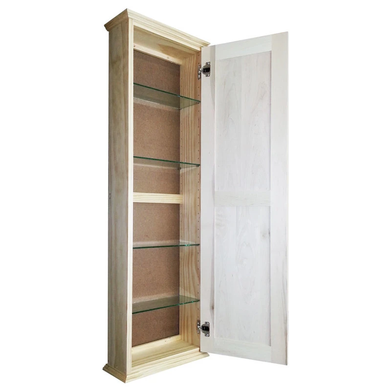 Timber Tree Cabinets Angela On The Wall Unfinished Cabinet 49.5h X 15.5w X 5.25d 4 Timber Tree Cabinets Angela On The Wall Unfinished Cabinet 49.5h X 15.5w X 5.25d - Image 2