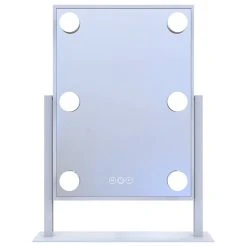 Impressions Vanity Company Hollywood Tri-Tone LED Makeup Mirror, White -Laural Home Shop a2f108970ffe45e7 5569 w800 h800 b1 p0