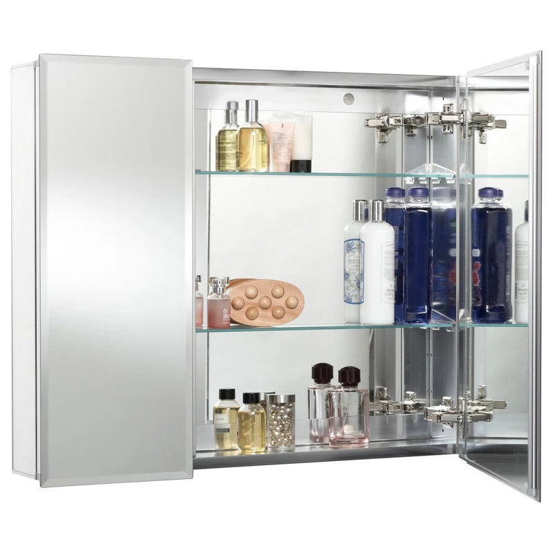 Jacuzzi® Official Jacuzzi PD44000 26" H X 30" W X 5-1/4" D Double Door Medicine - Silver Aluminum 5 Jacuzzi® Official Jacuzzi PD44000 26" H X 30" W X 5-1/4" D Double Door Medicine - Silver Aluminum - Image 3