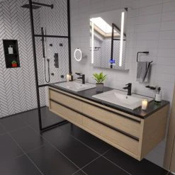 Alfi Trade Inc ALFI Brand 26" X 30" Double Door LED Light Bluetooth Medicine Cabinet -Laural Home Shop a321004e012d3d8c 1476 w800 h800 b0 p0