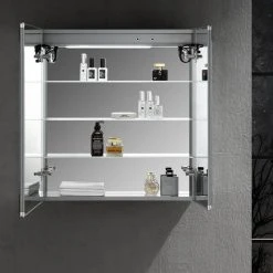 Blossom Kitchen & Bath Supply LED Mirror Medicine Cabinet With Defogger, Dimmer And Outlets, 30x32 21 Blossom Kitchen & Bath Supply LED Mirror Medicine Cabinet With Defogger, Dimmer And Outlets, 30x32 -Laural Home Shop a3310391010e8eb6 5145 w800 h800 b0 p0