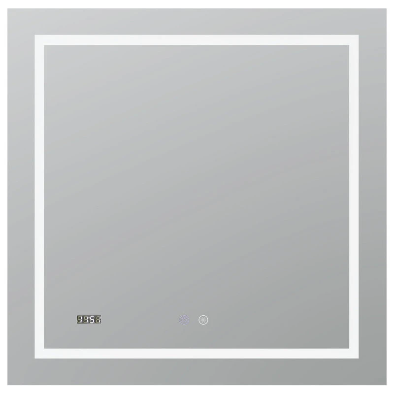 AQUADOM Daytona LED Lighted Bathroom Fog Free Dimmable Mirror 40"x30"x1" 6 AQUADOM Daytona LED Lighted Bathroom Fog Free Dimmable Mirror 40"x30"x1" - Image 4