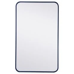 Elegant Furniture & Lighting Elegant Decor MR802236BL Soft Corner Metal Rectangular Mirror, 22"x36", Blue 17 Elegant Furniture & Lighting Elegant Decor MR802236BL Soft Corner Metal Rectangular Mirror, 22"x36", Blue -Laural Home Shop a481cad901a54a5a 7063 w800 h800 b1 p0