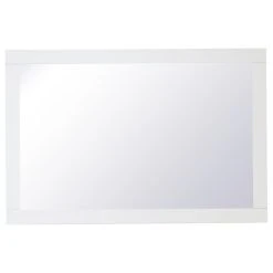 Elegant Furniture & Lighting Anderson Rectangle Vanity Mirror, 24", White -Laural Home Shop a5a1f6f20095910c 9154 w800 h800 b1 p0