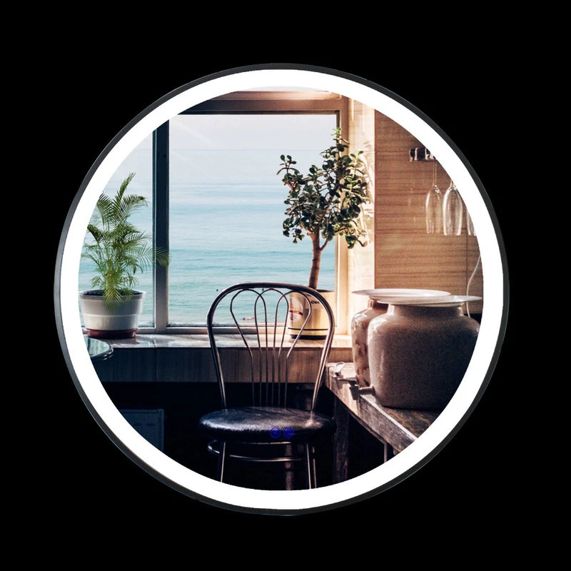 CHLOE Lighting, Inc. CHLOE Lighting LUMINOSITY Embedded Round TouchScreen LED Mirror 8 CHLOE Lighting, Inc. CHLOE Lighting LUMINOSITY Embedded Round TouchScreen LED Mirror - Image 6