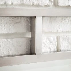 James Martin Vanities Boston 30" Rectangular Mirror Vanities, Brushed Nickel -Laural Home Shop a6f1f0d70f1ae183 5976 w800 h800 b0 p0