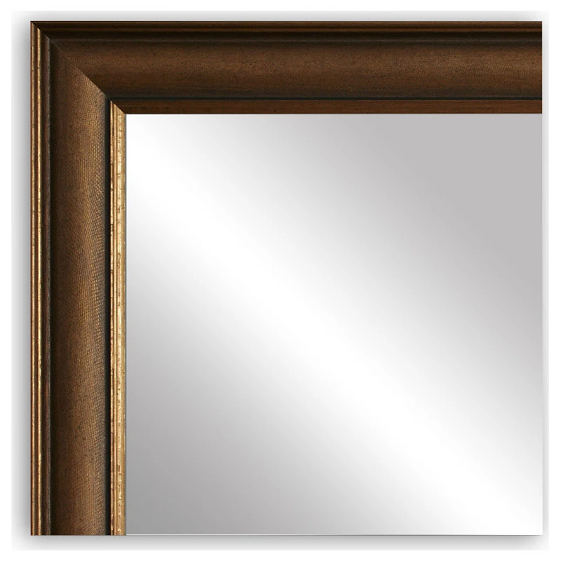 FrameMyMirror Oxfordshire Framed Wall Mirror, Bronze, 28" X 60" 7 FrameMyMirror Oxfordshire Framed Wall Mirror, Bronze, 28" X 60" - Image 5
