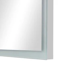 Dowell K&B Supplies Richter LED Mirror, White, 16"wx32"hx1"d -Laural Home Shop a7b117ff007a00ee 8699 w800 h800 b0 p0