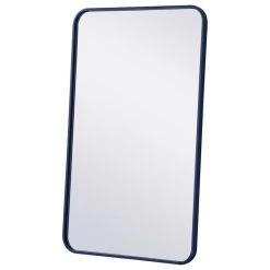 Elegant Furniture & Lighting Elegant Decor MR802236BL Soft Corner Metal Rectangular Mirror, 22"x36", Blue 18 Elegant Furniture & Lighting Elegant Decor MR802236BL Soft Corner Metal Rectangular Mirror, 22"x36", Blue -Laural Home Shop a871cd0e01a54a60 7063 w800 h800 b1 p0