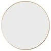 Vinnova Emilia 28" Round Bathroom/Vanity Framed Wall Mounted Mirror, Brushed Gold -Laural Home Shop a8d1b9bb006c108e 0265 w800 h800 b1 p0