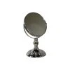 HomeRoots Vintage Pedestal Chrome 3X Magnification Vanity Mirror