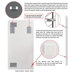 Empire Art Direct "Ephemeral" Beveled Mirror On Printed Abstarct Tempered Art Glass, 54"x28" 17 Empire Art Direct "Ephemeral" Beveled Mirror On Printed Abstarct Tempered Art Glass, 54"x28" -Laural Home Shop a8f1163501e7b779 9054 w800 h800 b1 p0