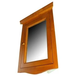 Renovators Supply Manufacturing Bathroom Medicine Cabinet With Mirror Golden Oak Hardwood Corner Wall Mount 10 Renovators Supply Manufacturing Bathroom Medicine Cabinet With Mirror Golden Oak Hardwood Corner Wall Mount -Laural Home Shop a93154230b58c476 9964 w800 h800 b1 p0