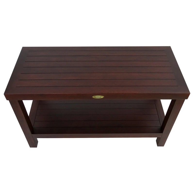 DecoTeak Classic Teak Shower Bench, 30 4 DecoTeak Classic Teak Shower Bench, 30 - Image 2