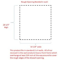 Timber Tree Cabinets Lakebrooke Recessed Primed Medicine Cabinet 29.5h X 15.5w X 3.5d -Laural Home Shop a9a123a902d84488 6971 w800 h800 b1 p0