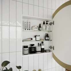 Glass Warehouse Medicine Cabinets, Satin Brass -Laural Home Shop a9c132b50397982b 6063 w800 h800 b0 p0