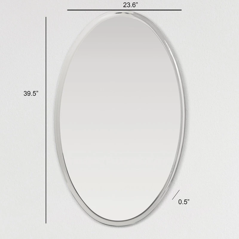 Decor Wonderland Extra Long Oval Wall Mirror 10 Decor Wonderland Extra Long Oval Wall Mirror - Image 8
