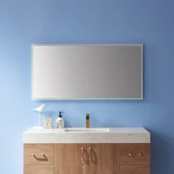 Vinnova Rectangle Illuminated Bathroom/Vanity Wall Mirror, 48 Inch 15 Vinnova Rectangle Illuminated Bathroom/Vanity Wall Mirror, 48 Inch -Laural Home Shop aa41310f01a9bdaa 6184 w800 h800 b0 p0