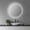 Altair Palme Round Framed Bathroom/Vanity LED Lighted Wall Mirror, Matte Black, 32" 1 Altair Palme Round Framed Bathroom/Vanity LED Lighted Wall Mirror, Matte Black, 32" -Laural Home Shop aa61cc0c028610e4 4314 w800 h800 b0 p0