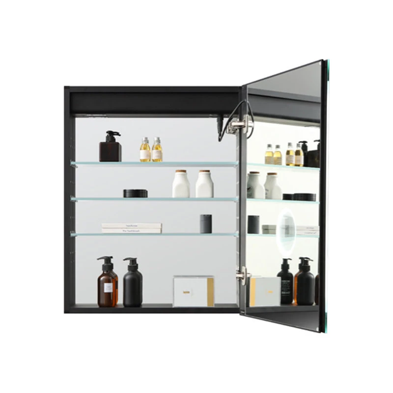 AQUADOM Royale Plus LED Medicine Cabinet Matte Black Right Hinge 24"x30"x5" 7 AQUADOM Royale Plus LED Medicine Cabinet Matte Black Right Hinge 24"x30"x5" - Image 5