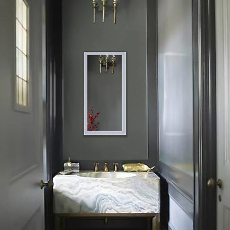 Krugg Reflections Small LED Lighted Vanity Mirror Includes Dim, 15"x30" 7 Krugg Reflections Small LED Lighted Vanity Mirror Includes Dim, 15"x30" - Image 5