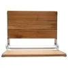 Alfi Trade 17" Folding Teak Wood Shower Seat Bench With Backrest -Laural Home Shop ab1187be0f203bff 5664 w800 h800 b1 p0