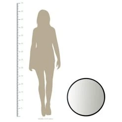 Dillon And Daria's Designs LLC Utopia Alley Wall-Mounted Bathroom Mirror, 24'', Matt Black -Laural Home Shop ab31ebc101eacf77 7000 w800 h800 b1 p0