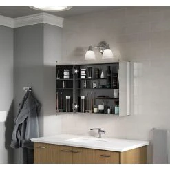 Kohler K-81146 Maxstow 30" X 24" Frameless Double Door Medicine - Dark Anodized -Laural Home Shop ab6125440d706529 6324 w800 h800 b0 p0