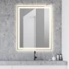 JONATHAN Y Pax Anti-Fog Front/Back-lit Bathroom Vanity Mirror, Touch Control, Height: 36"