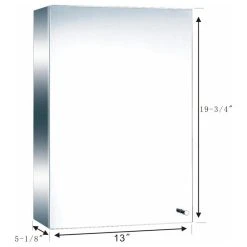 Renovators Supply Manufacturing Stainless Steel Medicine Cabinet Mirror Wall Mount 20 Inches 11 Renovators Supply Manufacturing Stainless Steel Medicine Cabinet Mirror Wall Mount 20 Inches -Laural Home Shop ac11dda80e6086e0 5978 w800 h800 b1 p0