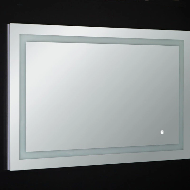 Eviva LLC Eviva Deco Piece Wall Mounted Lighted Vanity, Backlit LED Mirror W/ Frame Lights 4 Eviva LLC Eviva Deco Piece Wall Mounted Lighted Vanity, Backlit LED Mirror W/ Frame Lights - Image 2