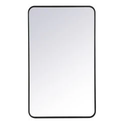 Elegant Furniture & Lighting Elegant Decor MR802440BK Soft Corner Metal Rectangular Mirror, 24"x40" 17 Elegant Furniture & Lighting Elegant Decor MR802440BK Soft Corner Metal Rectangular Mirror, 24"x40" -Laural Home Shop add1b4dd01a5483f 1590 w800 h800 b1 p0