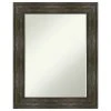 Amanti Art Rail Rustic Char Petite Bevel Bathroom Wall Mirror 23.75 X 29.75 In. 1 Amanti Art Rail Rustic Char Petite Bevel Bathroom Wall Mirror 23.75 X 29.75 In. -Laural Home Shop add1f85d03b790da 4353 w800 h800 b1 p0