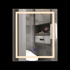 CHLOE Lighting, Inc. CHLOE Lighting SPECULO Embedded LED Mirror 4000K, Warm White, 24" -Laural Home Shop ade1166b00a2a9a4 5602 w800 h800 b0 p0