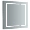 Fresca Spazio Bathroom Medicine Cabinet With LED Lighting, 30"x30" -Laural Home Shop ae51447b0bc8c5bc 1182 w800 h800 b1 p0