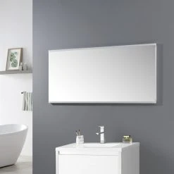 Ove Decors Caro LED 60 X 28 In. Mirror In White And Aluminum Finish 15 Ove Decors Caro LED 60 X 28 In. Mirror In White And Aluminum Finish -Laural Home Shop ae91010301e8645e 3524 w800 h800 b0 p0