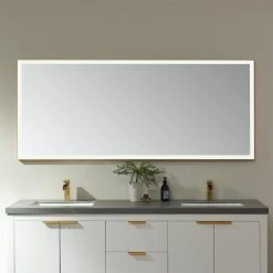 Vinnova 72'' Rectangle LED Lighted Accent Bathroom/Vanity Wall Mirror